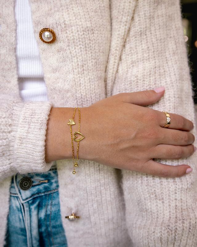 Matching Hearts Bracelet