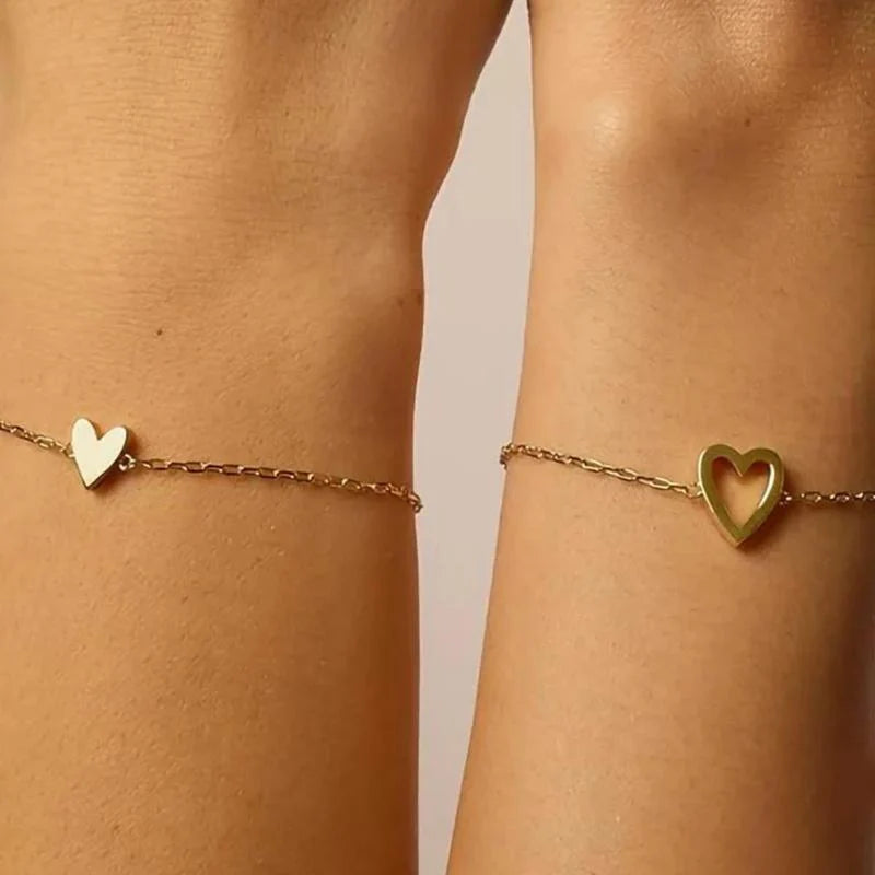 Matching Hearts Bracelet